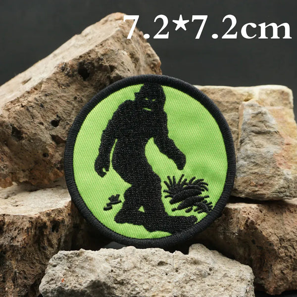 Bigfoot 'Round' Embroidered Patch