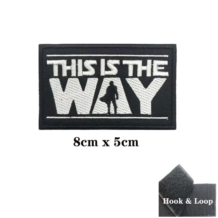 Star Wars 'This Is The Way | Mandalorian' Embroidered Velcro Patch