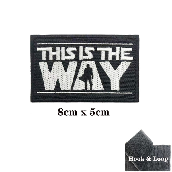 Empire and Rebellion 'This Is The Way | Empire and Rebellion' Embroidered Velcro Patch