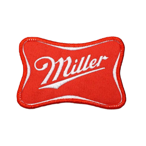 Cool 'Miller | Logo' Embroidered Velcro Patch