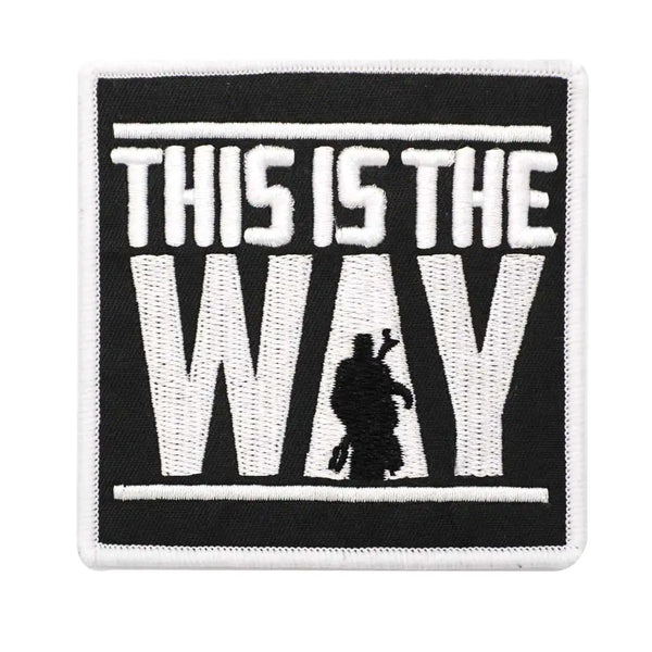 Empire and Rebellion 'This Is The Way | Square' Embroidered Velcro Patch