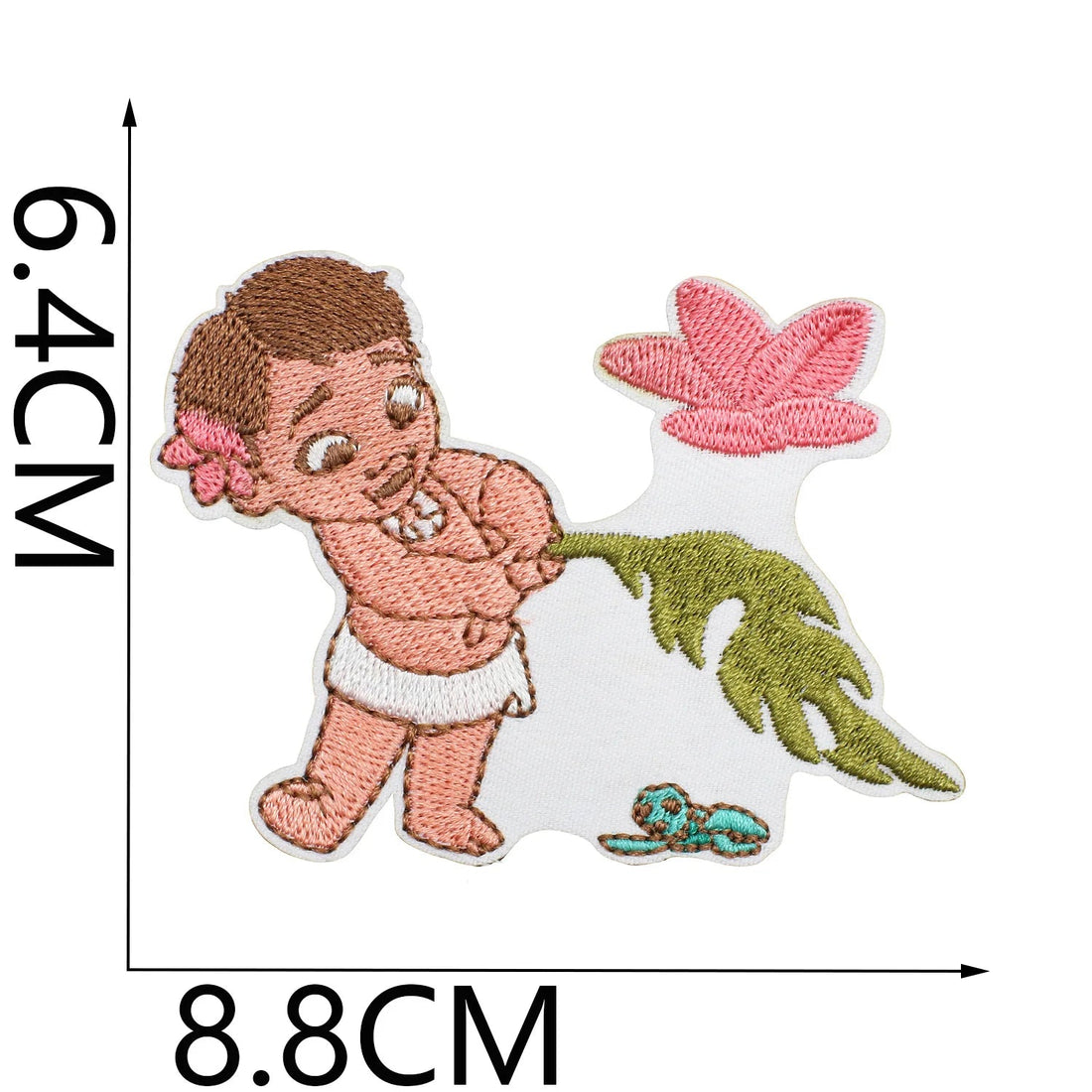 Moana 'Baby Moana | Helping Sea Turtle' Embroidered Patch