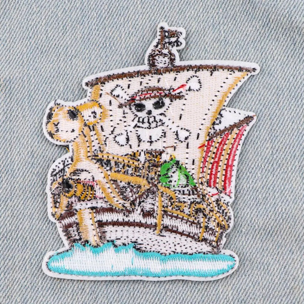 One Piece 'Going Merry Ship' Embroidered Patch