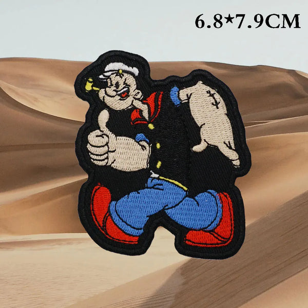 Popeye Embroidered Patch