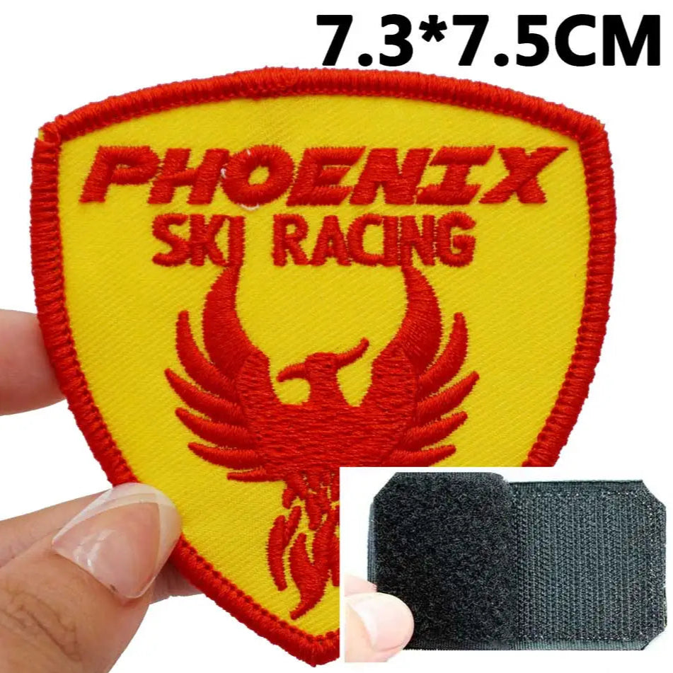 Phoenix Ski Racing Embroidered Velcro Patch