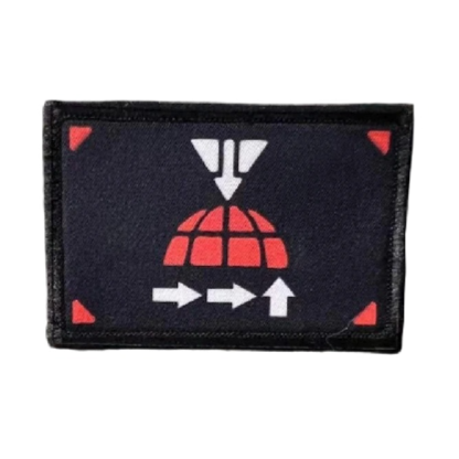 Helldivers 'Orbital Precision Strike' Embroidered Velcro Patch