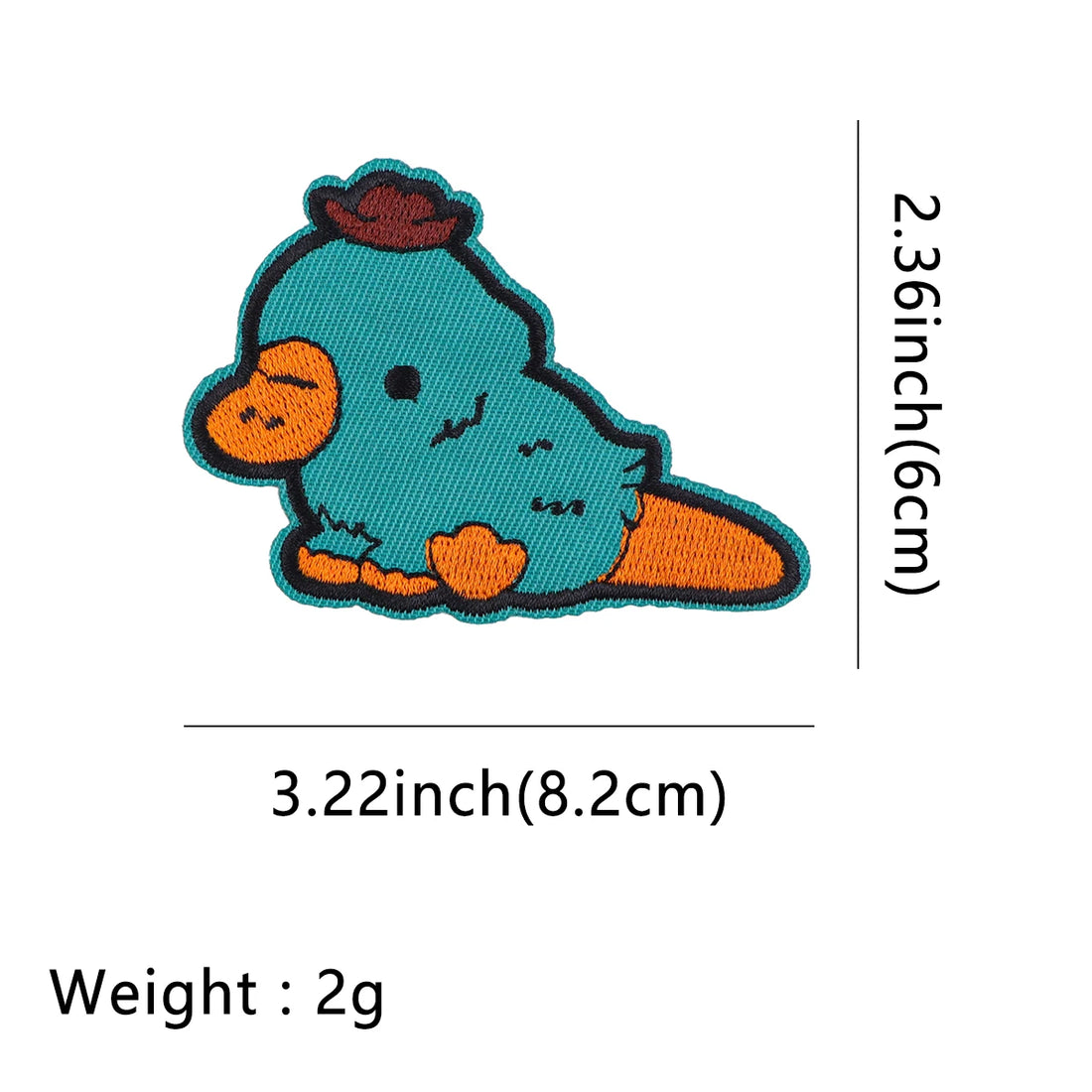 Milo Murphy’s Law ‘Cute Perry the Platypus' Embroidered Patch