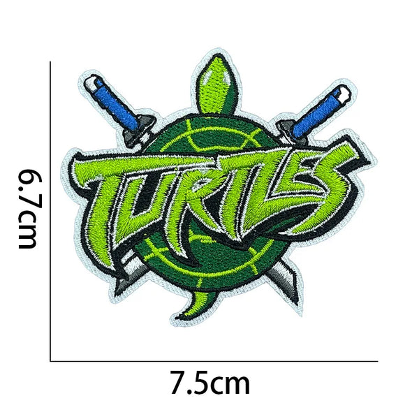 Teenage Mutant Ninja Turtles 'Turtles Logo' Embroidered Patch