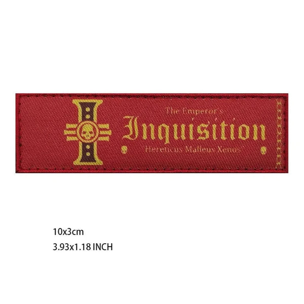 Warhammer 'The Emperor's Inquisition' Embroidered Velcro Patch