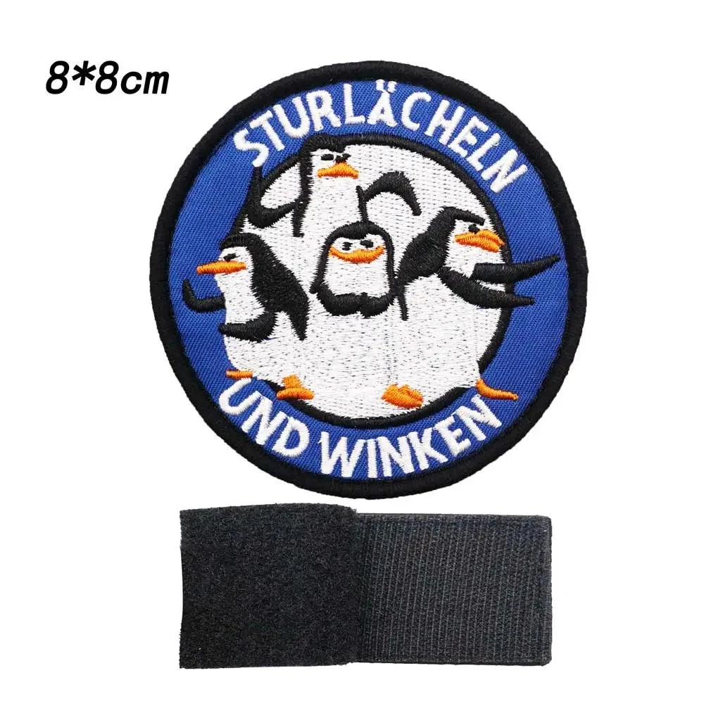Penguins of Madagascar Embroidered Patches