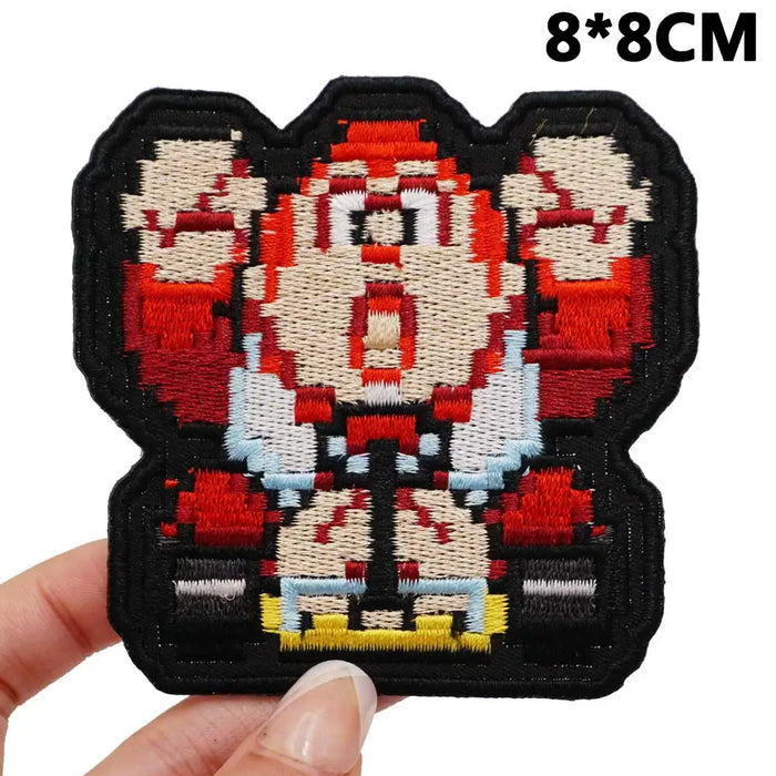 Super Mario Bros. Pixel 'Donkey Kong | Riding Kart' Embroidered Patch