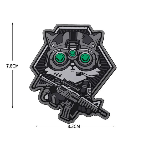 Tactical Cat 'Armalite Rifle' PVC Rubber Velcro Patch