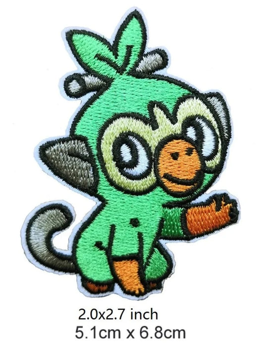 Pokemon 'Grookey' Embroidered Patch