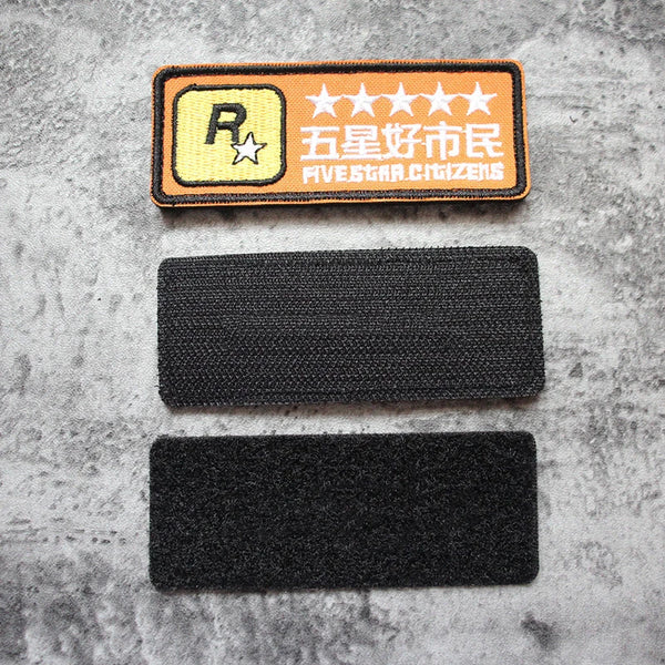 Rockstar Games 'Five Star Citizens' Embroidered Velcro Patch