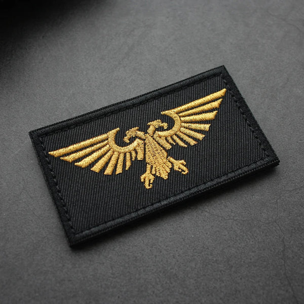 Warhammer 'Imperial Aquila' Embroidered Velcro Patch