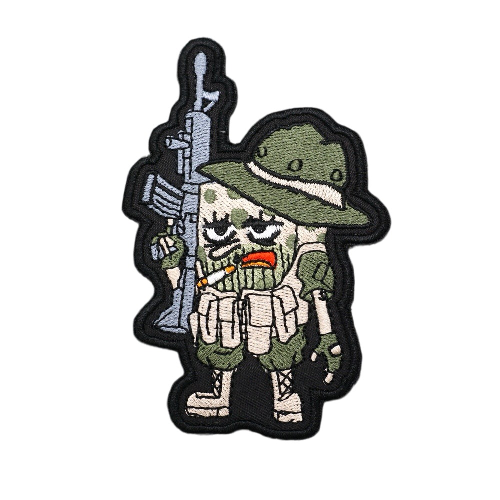 SpongeBob 'Tactical Gear | Exhausted' Embroidered Velcro Patch