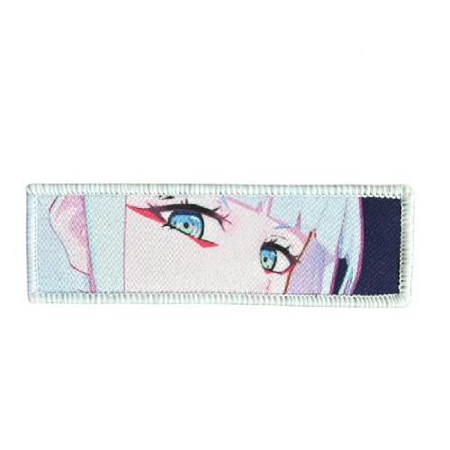 Cyberpunk 'Lucy | Side Look Eyes' Embroidered Velcro Patch