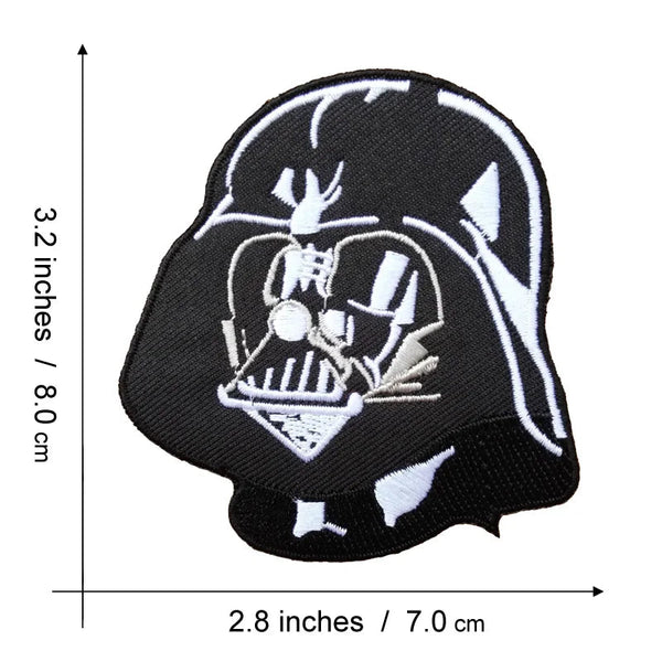 Empire and Rebellion 'Darth Vader Head | Look Up' Embroidered Patch