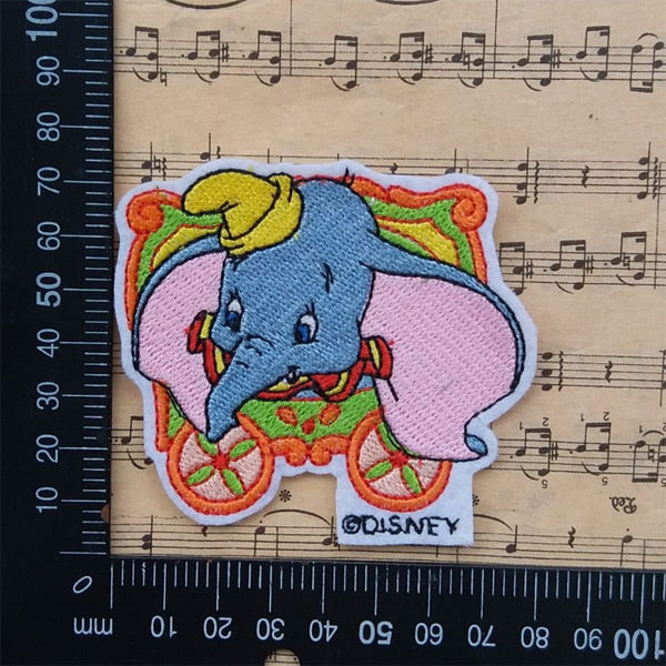 Dumbo 'Looking Down' Embroidered Patch