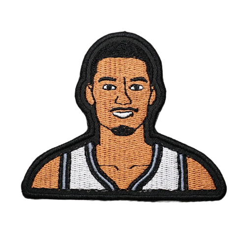 Basketball Player 'Victor Wembanyama' Embroidered Velcro Patch