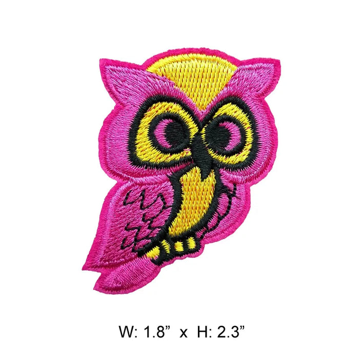 Cute Owl 'Waiting' Embroidered Patch