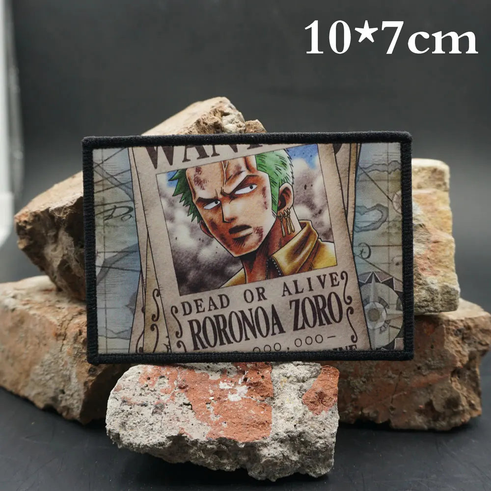 One Piece 'Roronoa Zoro | Dead or Alive' Embroidered Patch