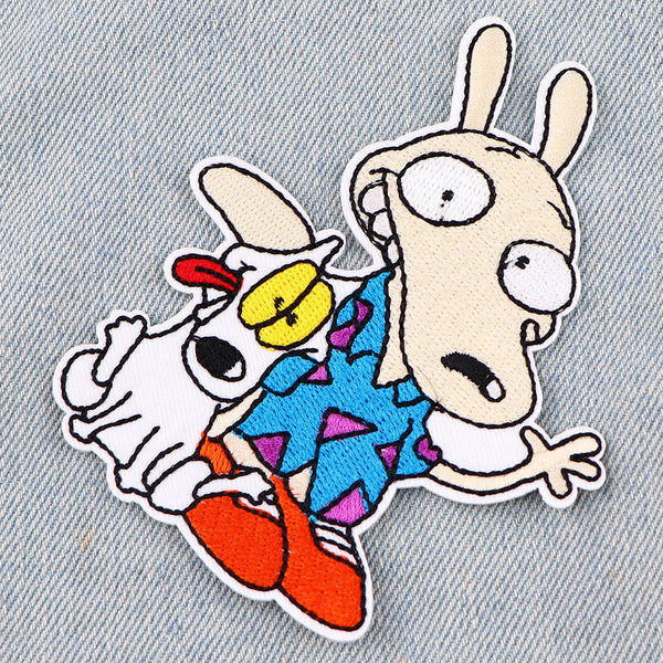 Rocko’s Modern Life ‘Rocko and Spunky’ Embroidered Patch