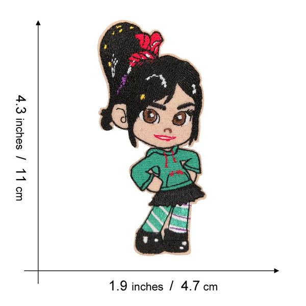 Wreck-It Ralph 'Vanellope von Schweetz' Embroidered Patch