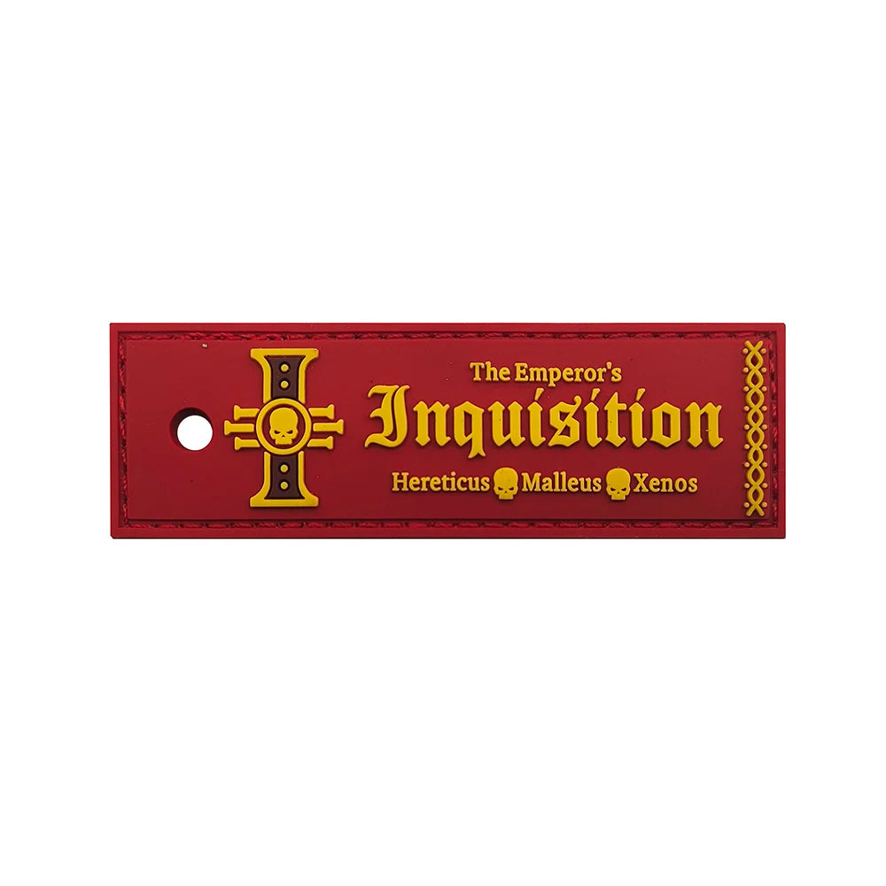 Warhammer 'The Emperor's Inquisition' PVC Rubber Velcro Patch