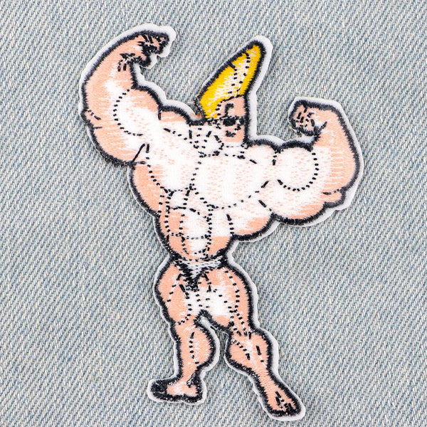 Johnny Bravo 'Flexing Muscles' Embroidered Patch