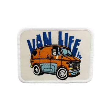 Vehicles 'Van Life' Embroidered Velcro Patch