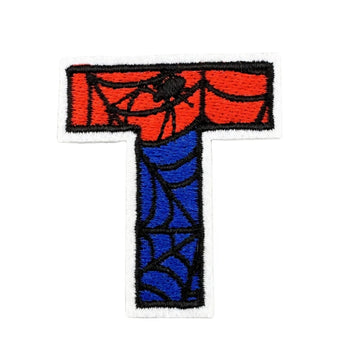 Spider-Man Letter 'Letter T' Embroidered Patch