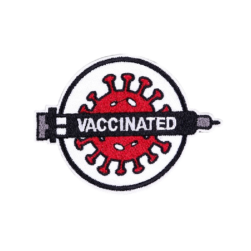 Medical 'Vaccinated' Embroidered Patch