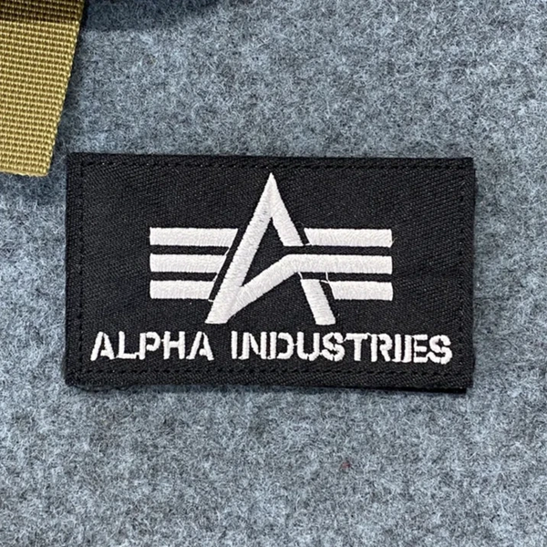 Alpha Industries 'Logo' Embroidered Velcro Patch