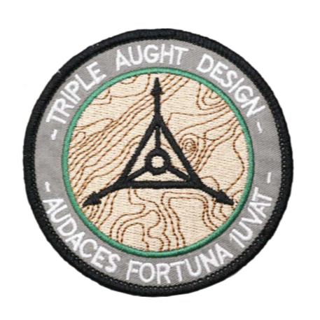 Cool TAD 'Audaces Fortuna Iuvat' Embroidered Velcro Patch