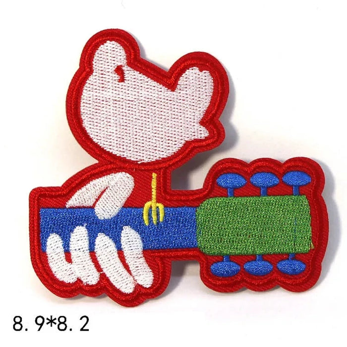 Music 'Woodstock Dove Logo' Embroidered Patch