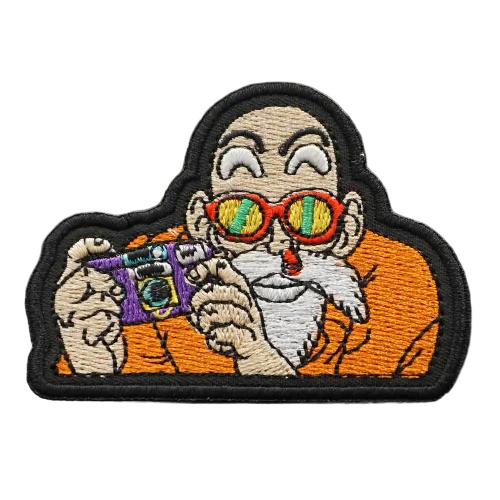 Saiyan Saga 'Master Roshi | Holding Camera' Embroidered Patch