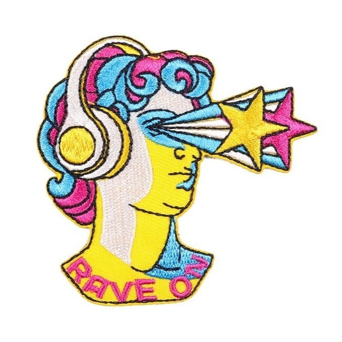 Art 'Rave On | Sculpture' Embroidered Patch