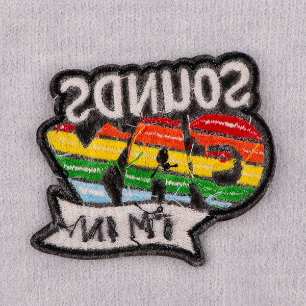 LGBTQ+ 'Sounds Gay I'm In' Embroidered Patch