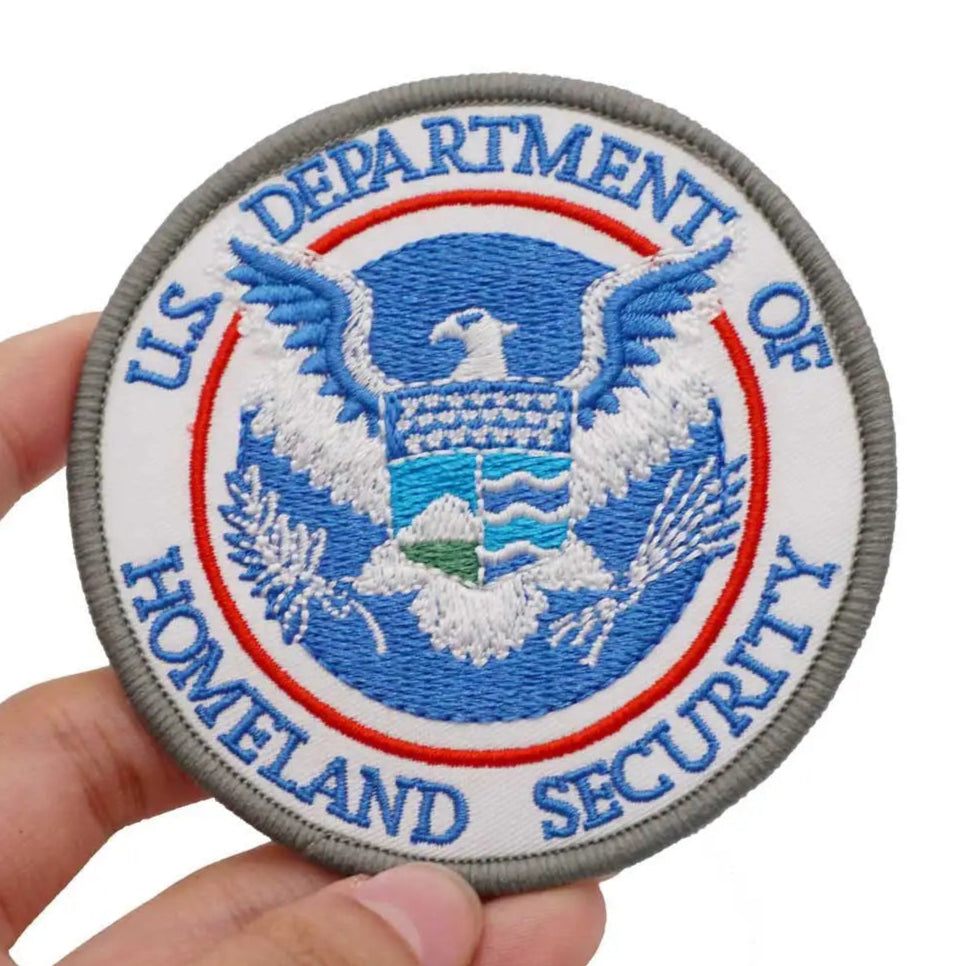 Emblem 'U.S Department of Homeland Security' Embroidered Velcro Patch
