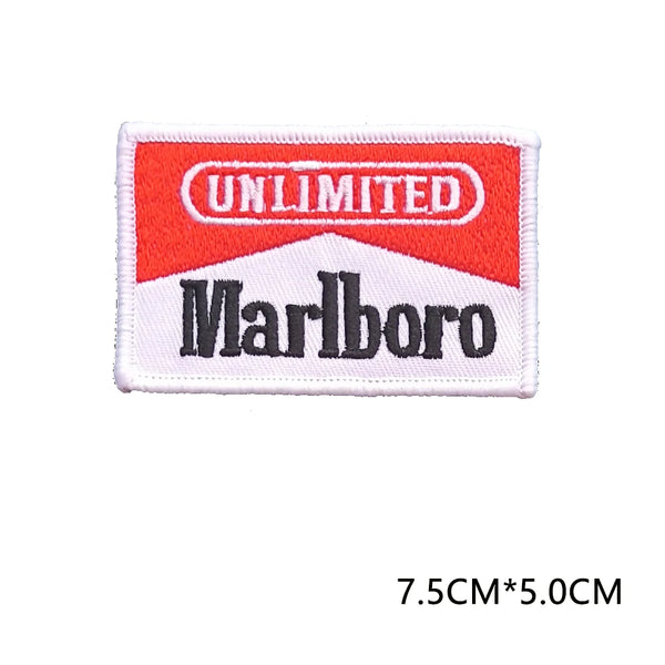 Cool 'Marlboro Cigarettes Logo' Embroidered Patch