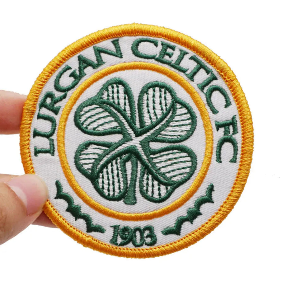 Football 'Lurgan Celtic FC Logo' Embroidered Velcro Patch