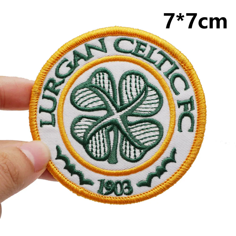 Football 'Lurgan Celtic FC Logo' Embroidered Patch