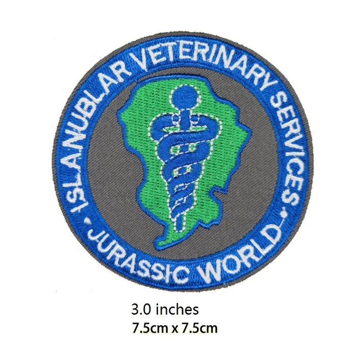 Jurassic World 'Isla Nublar Veterinary Services' Embroidered Patch