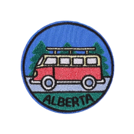 Travel 'Camper Van | Alberta' Embroidered Patch