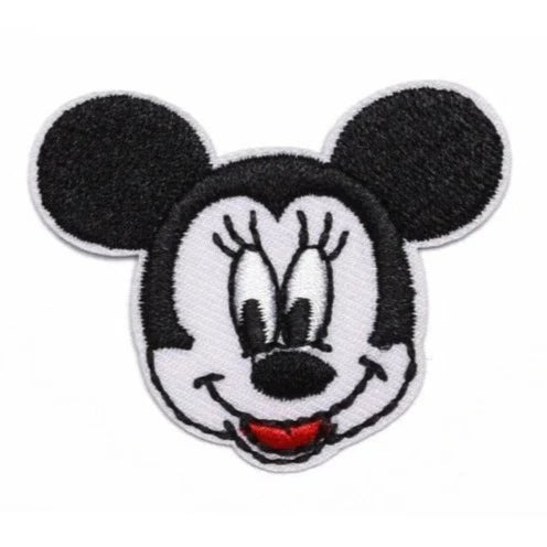Mickey Mouse 'Minnie Head | No Bow' Embroidered Patch