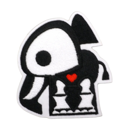 Skelanimals 'Elle' Embroidered Velcro Patch