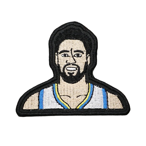 Basketball Player 'Klay Thompson' Embroidered Velcro Patch
