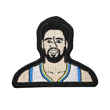Basketball Player 'Klay Thompson' Embroidered Velcro Patch