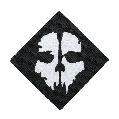 Call of Duty 'Ghost Logo | Reflective' Embroidered Velcro Patch